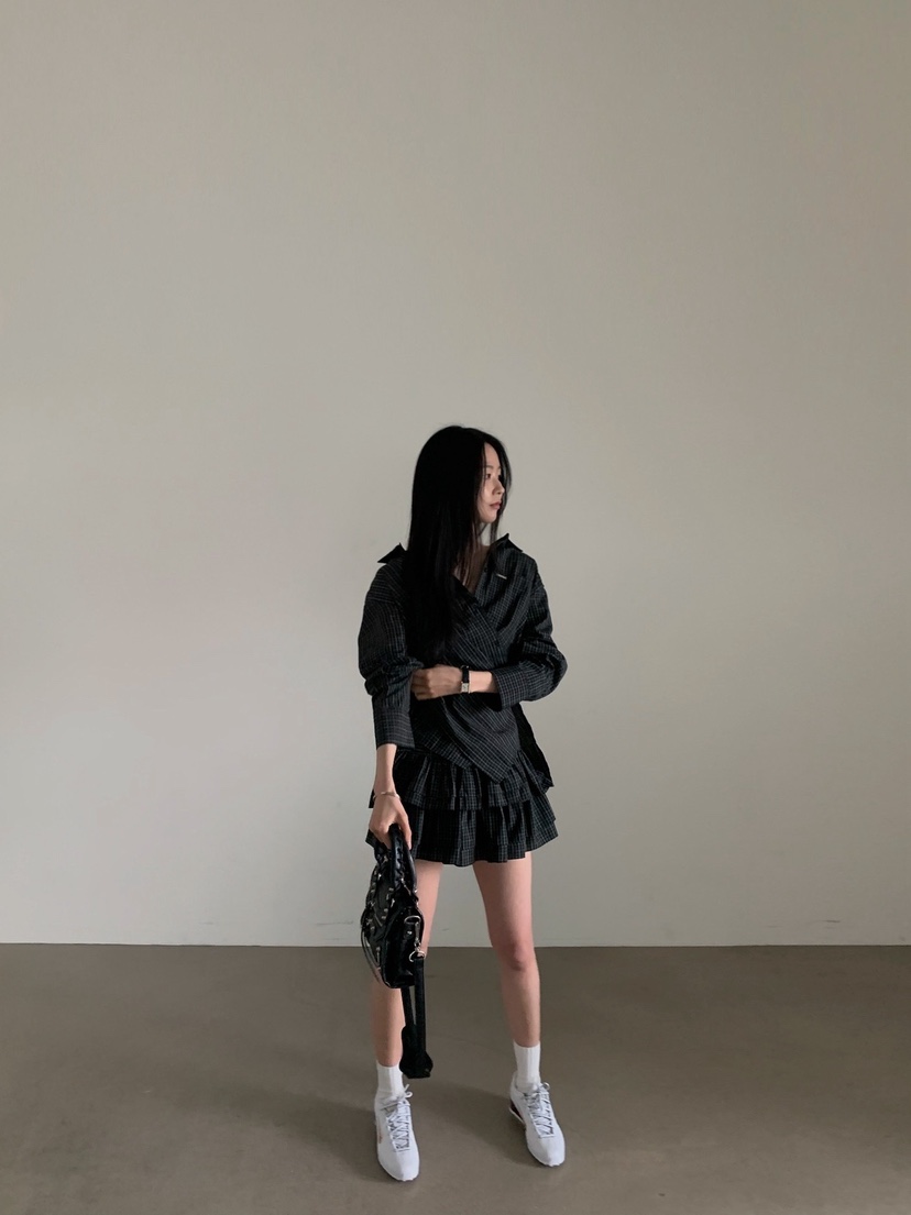 VERANDA東大門實拍女士新品熱賣26春夏真品休閑人氣職業短裙VERANDA短裙