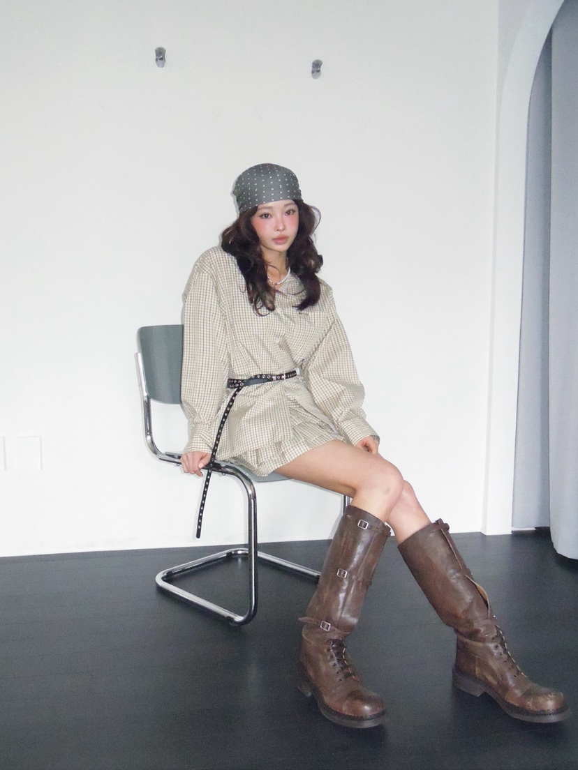 VERANDA東大門實拍女士新品熱賣26春夏真品休閑人氣職業短裙VERANDA短裙