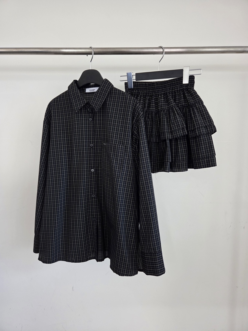 VERANDA東大門實拍女士新品熱賣26春夏真品休閑人氣職業短裙VERANDA短裙