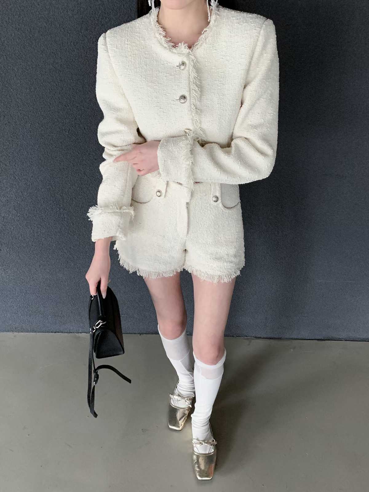 MEMOIRE韓國直郵女士新款推薦人氣休閑26春夏職業套裝花呢MEMOIRE套裝