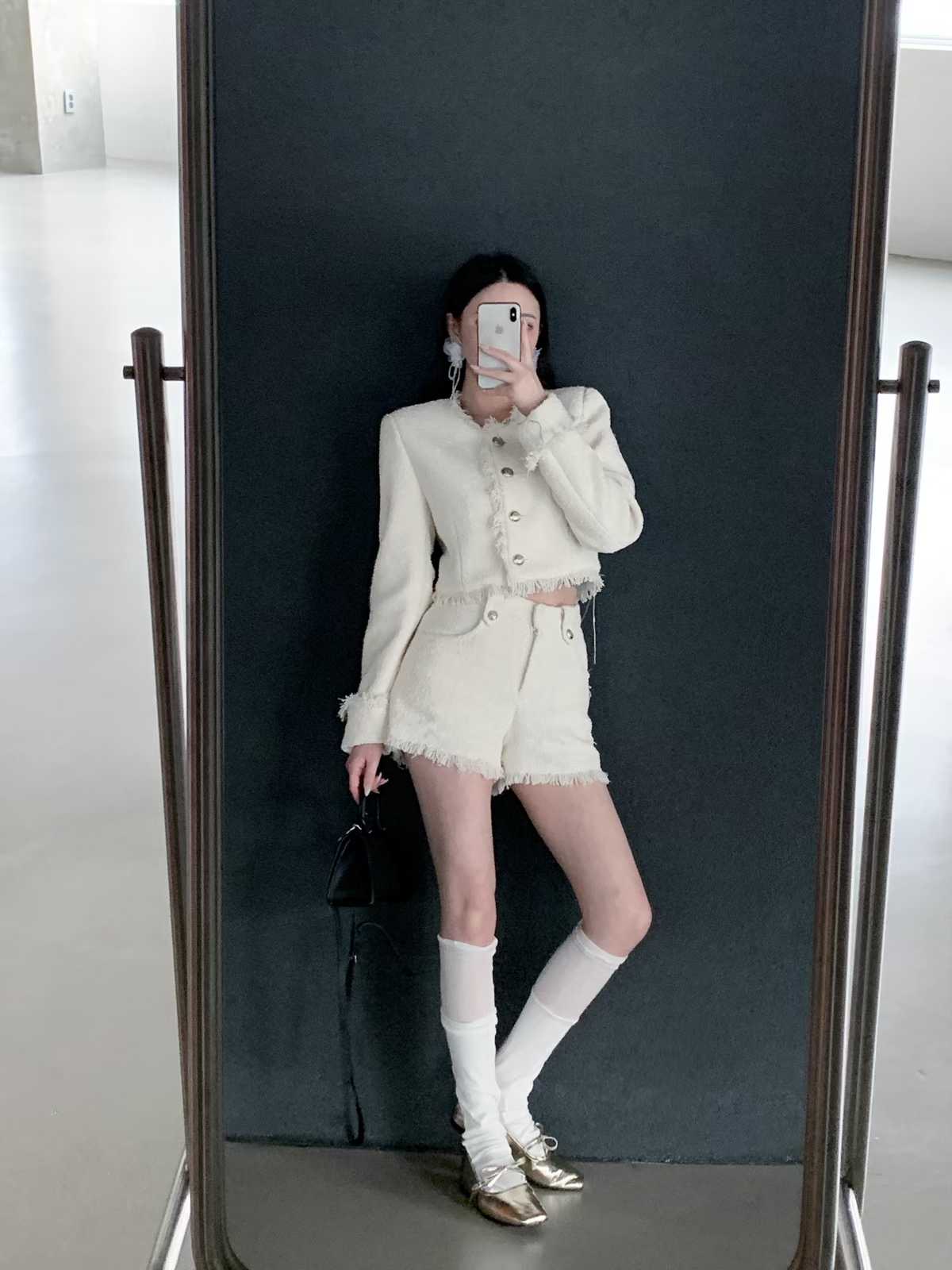 MEMOIRE韓國直郵女士新款推薦人氣休閑26春夏職業套裝花呢MEMOIRE套裝