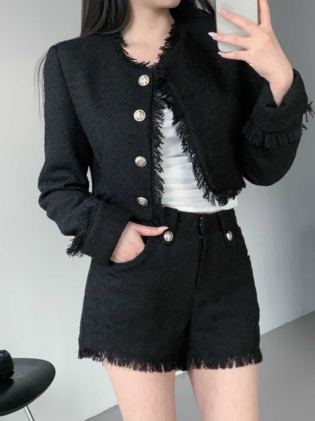 MEMOIRE韓國直郵女士新款推薦人氣休閑26春夏職業套裝花呢MEMOIRE套裝圖色1