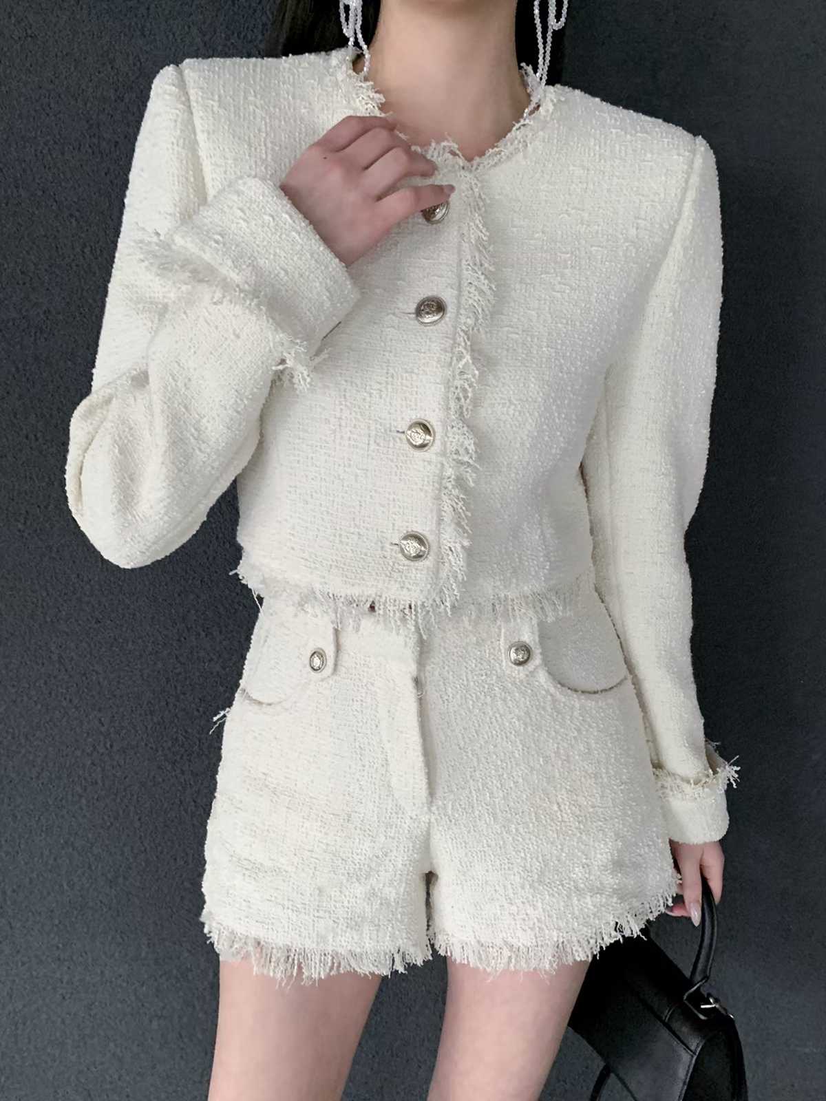 MEMOIRE韓國直郵女士新款推薦人氣休閑26春夏職業套裝花呢MEMOIRE套裝圖色2