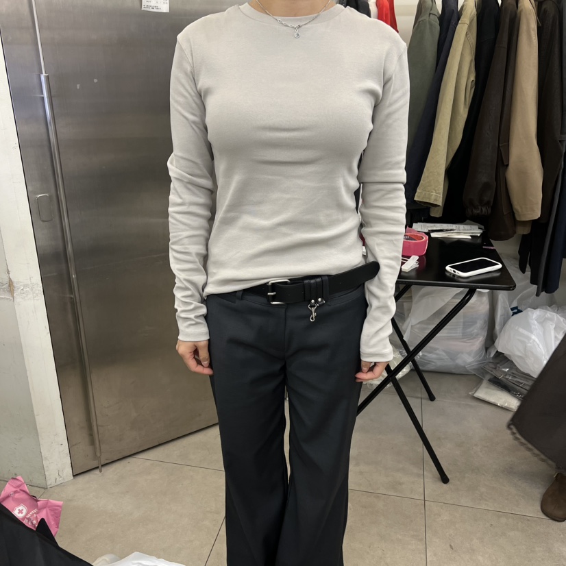 PORTS MOSS韓國直郵實拍女裝新品熱賣時尚26春夏長袖T恤PORTS MOSS長袖T恤圖色4