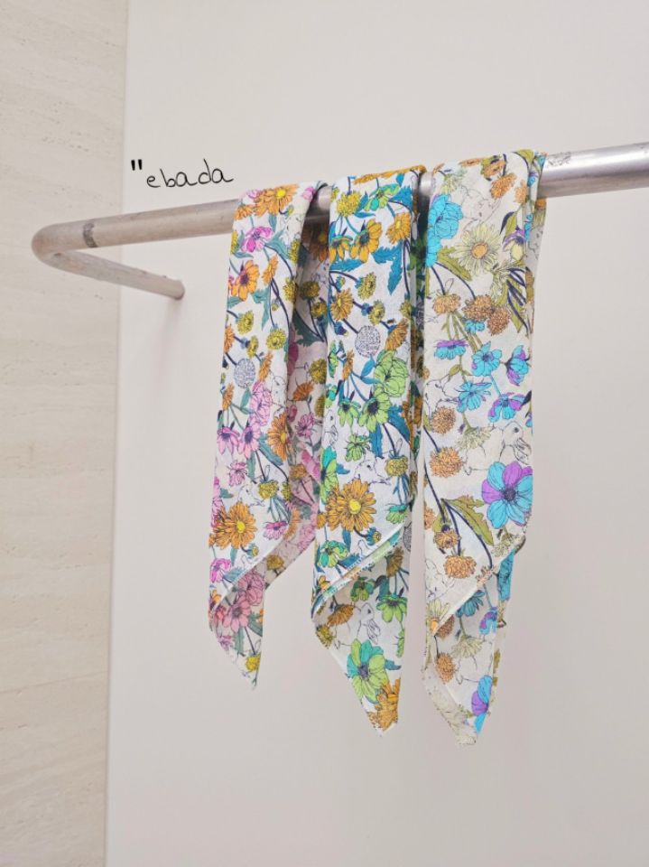 EBADA韓國直郵實拍女士新品時尚職業熱賣推薦休閑圍巾披肩棉EBADA圍巾/披肩