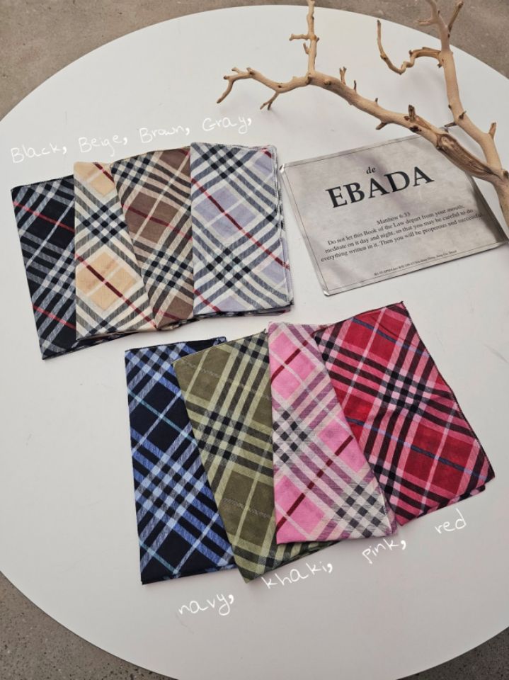 EBADA韓國東大門代購女士新品職業時尚推薦26春夏圍巾披肩EBADA圍巾/披肩