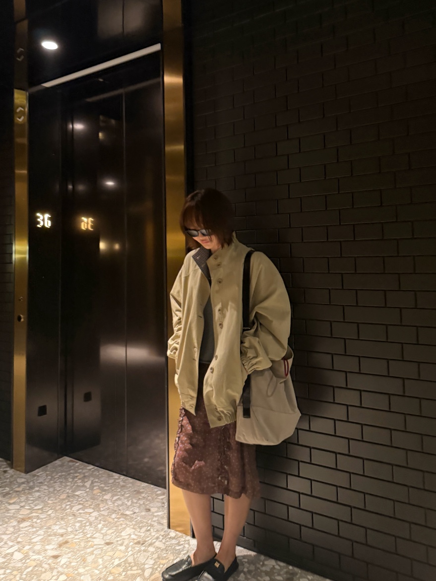 OLI SEOUL韓國直郵實拍女裝新款人氣半身裙中短裙圓點裙OLI SEOUL半身裙/中短裙