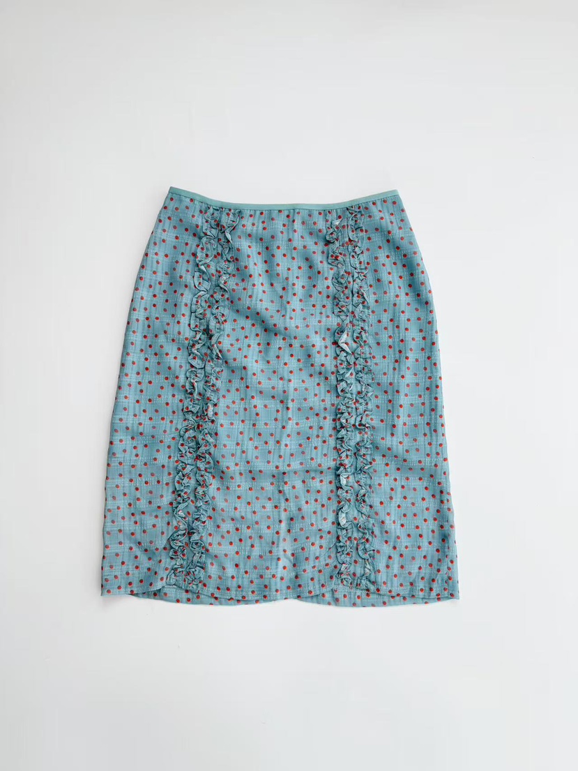 OLI SEOUL韓國直郵實拍女裝新款人氣半身裙中短裙圓點裙OLI SEOUL半身裙/中短裙圖色1