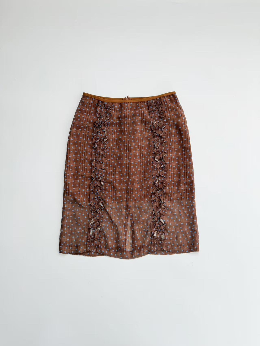 OLI SEOUL韓國直郵實拍女裝新款人氣半身裙中短裙圓點裙OLI SEOUL半身裙/中短裙圖色2