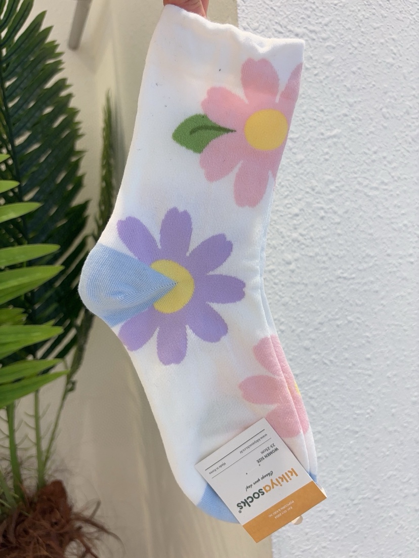 CACTUS-Q韓國東大門直郵女裝新品26春夏人氣職業時尚襪子CACTUS十雙起/可混搭襪子圖色1