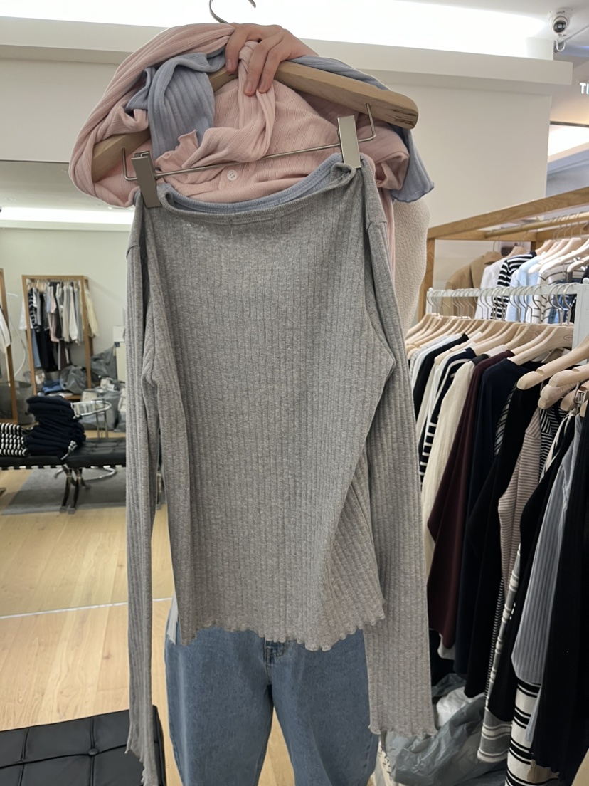 TIZZI韓國代購女裝新款26春夏人氣推薦熱賣時尚職業長袖T恤TIZZI長袖T恤