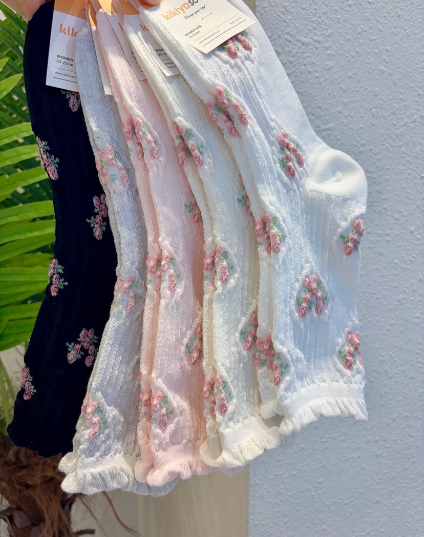 CACTUS-Q韓國東大門直郵女士新款人氣時尚26春夏休閑襪子CACTUS十雙起/可混搭襪子