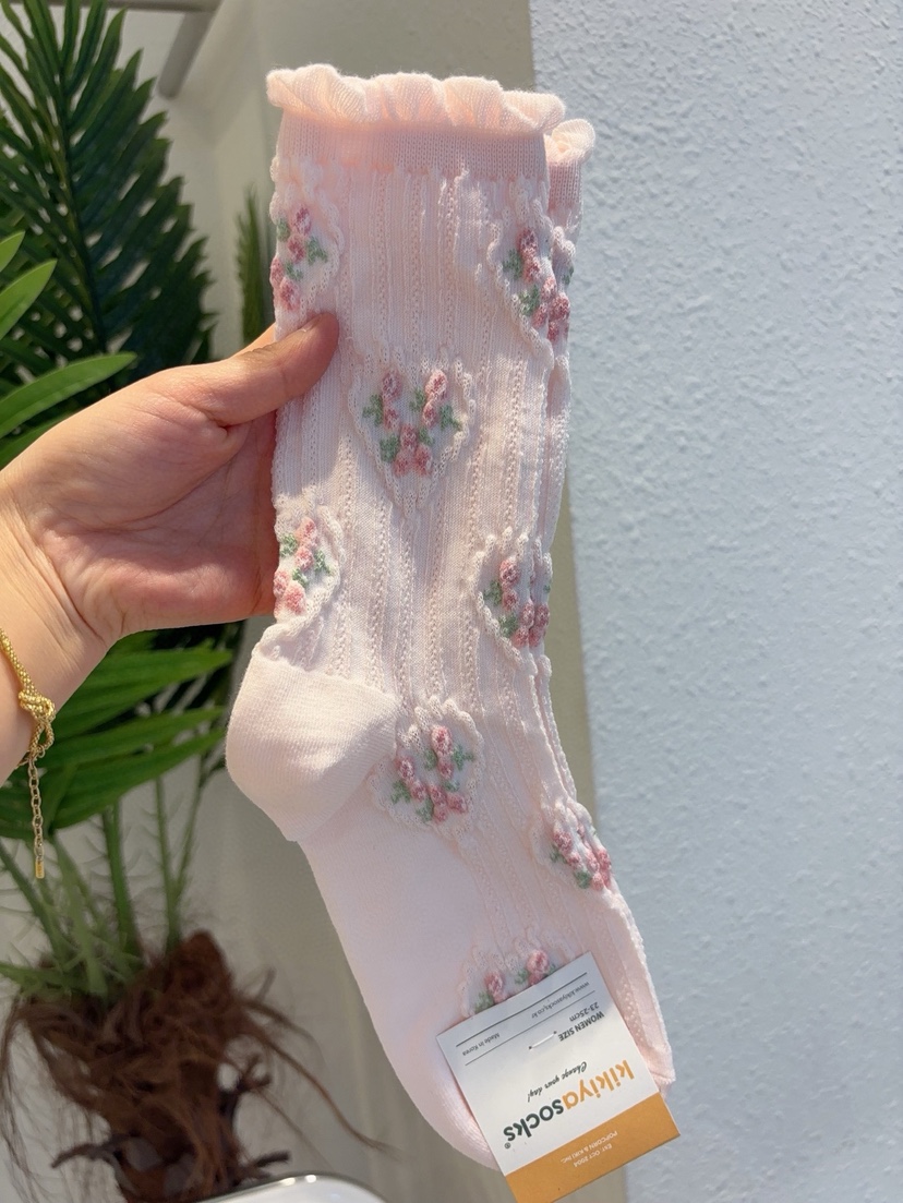 CACTUS-Q韓國東大門直郵女士新款人氣時尚26春夏休閑襪子CACTUS十雙起/可混搭襪子圖色3