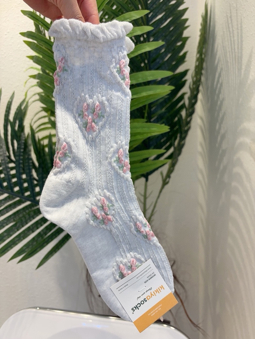 CACTUS-Q韓國東大門直郵女士新款人氣時尚26春夏休閑襪子CACTUS十雙起/可混搭襪子圖色4