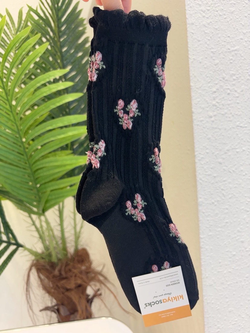 CACTUS-Q韓國東大門直郵女士新款人氣時尚26春夏休閑襪子CACTUS十雙起/可混搭襪子圖色5