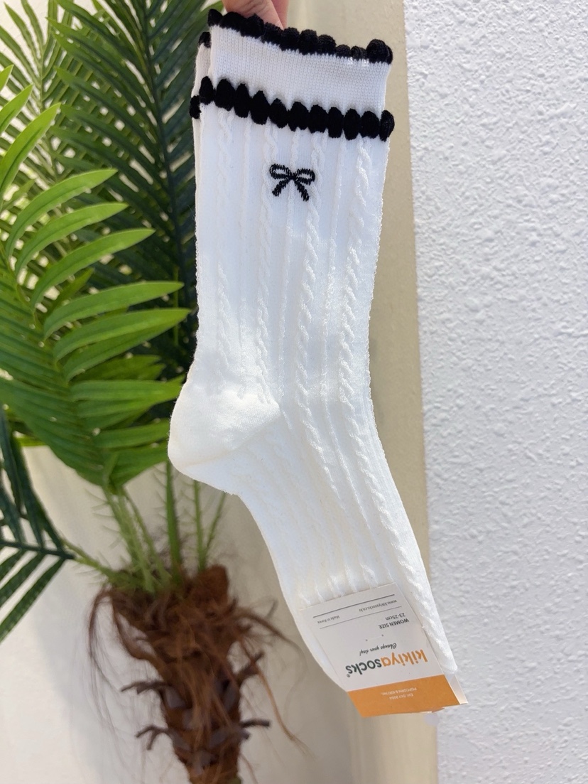 CACTUS-Q韓國代購女士新品休閑人氣推薦職業時尚26春夏襪子CACTUS十雙起/可混搭襪子圖色1