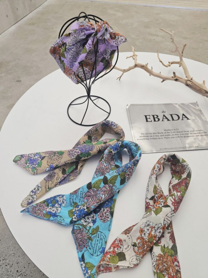 EBADA韓國東大門直郵女士新款26春夏人氣職業推薦圍巾披肩棉EBADA圍巾/披肩