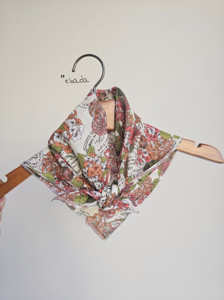 EBADA韓國東大門直郵女士新款26春夏人氣職業推薦圍巾披肩棉EBADA圍巾/披肩圖色3