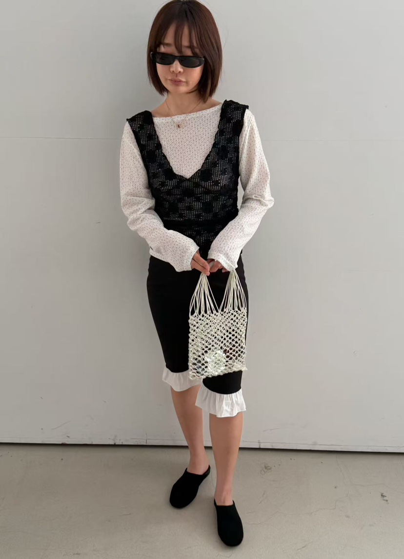 OLI SEOUL韓國直郵女士新品時尚熱賣26春夏人氣吊帶背心OLI SEOUL吊帶/背心