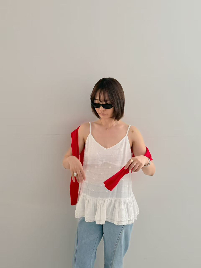 OLI SEOUL韓國東大門代購女士新品時尚人氣針織衫亞麻開衫OLI SEOUL針織衫