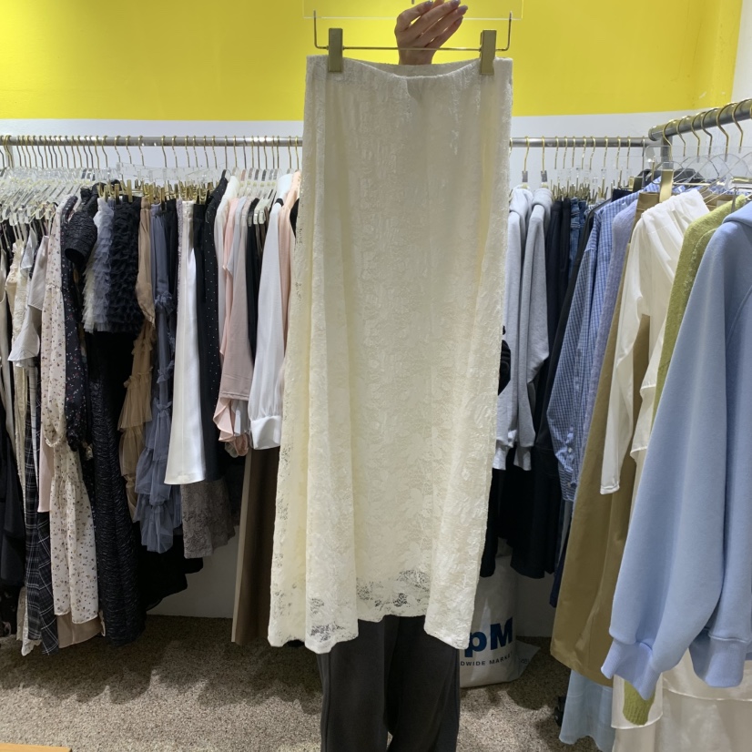 LE MASTERPLACE韓國東大門代購女裝新款26春夏長裙蕾絲花Le masterpiece長裙