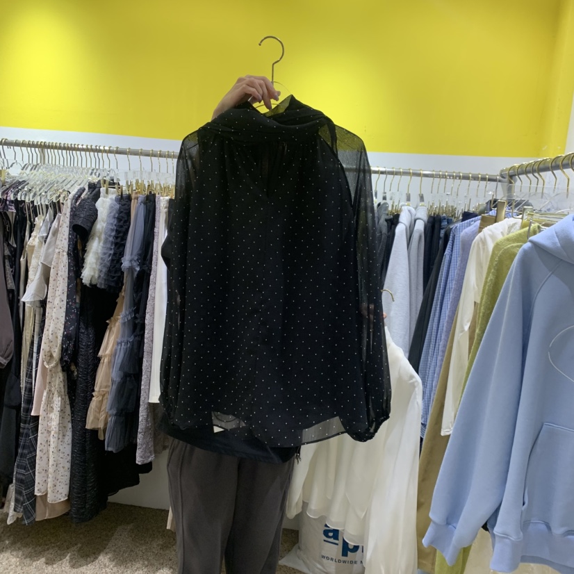 LE MASTERPLACE韓國東大門代購女裝新品推薦襯衫蕾絲衫圍巾Le masterpiece襯衫/蕾絲衫圖色2