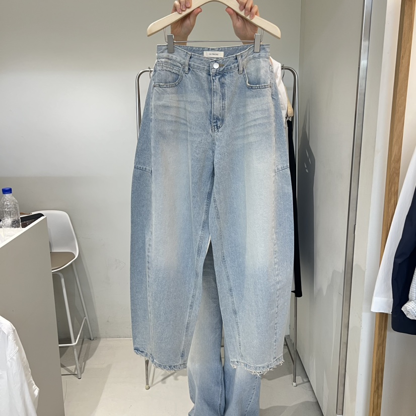 OUTRENE韓國代購女裝新品休閑時尚26春夏人氣熱賣推薦牛仔褲OUTRENE牛仔褲圖色1