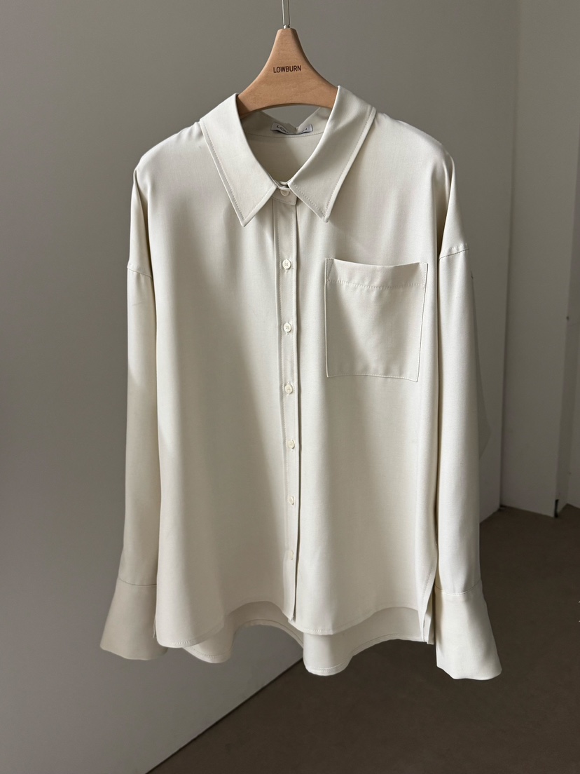 LOWBURN韓國代購女士新款時尚人氣休閑職業26春夏襯衫蕾絲衫LOWBURN襯衫/蕾絲衫圖色1白色