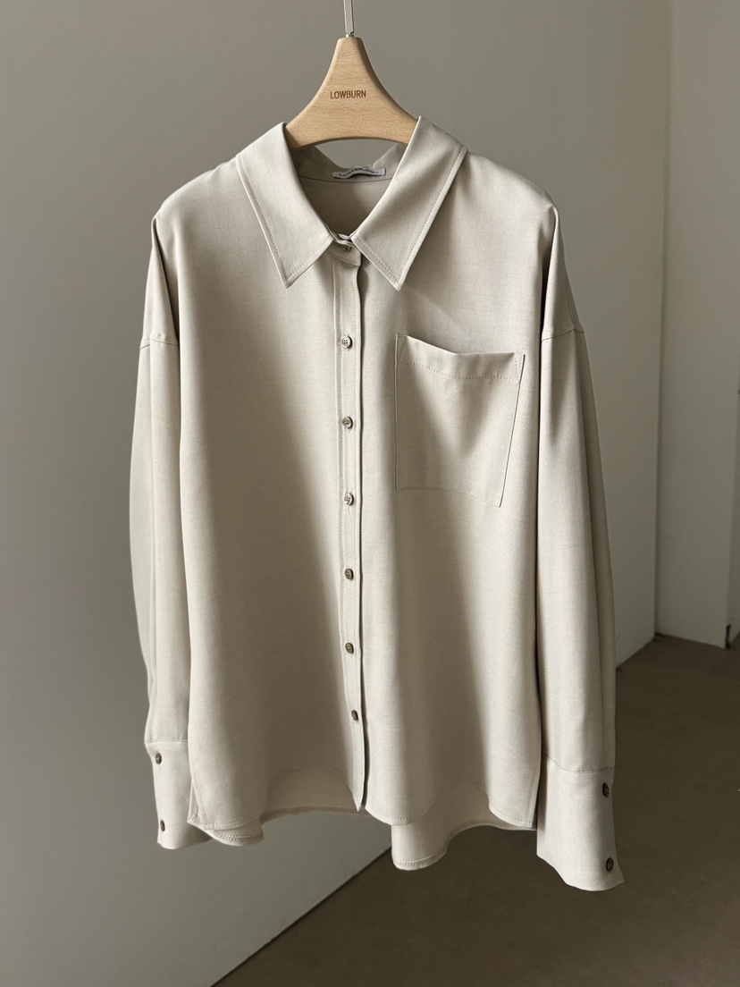 LOWBURN韓國代購女士新款時尚人氣休閑職業26春夏襯衫蕾絲衫LOWBURN襯衫/蕾絲衫圖色3米色