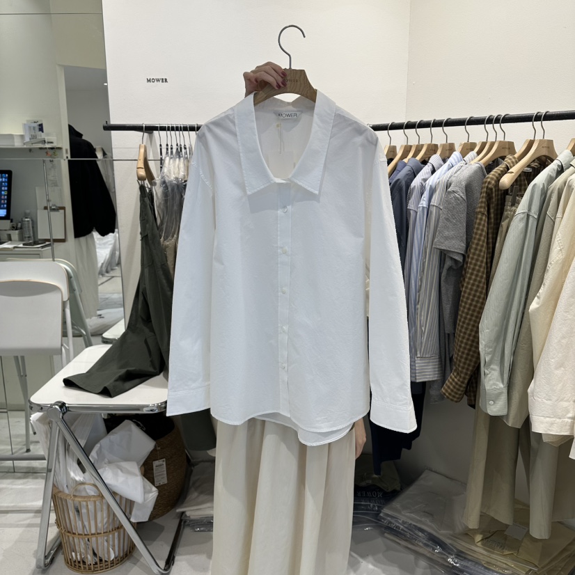 MOWER韓國代購女士新款人氣推薦休閑職業時尚熱賣襯衫蕾絲衫MOWER襯衫/蕾絲衫圖色1