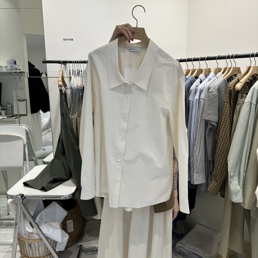 MOWER韓國代購女士新款人氣推薦休閑職業時尚熱賣襯衫蕾絲衫MOWER襯衫/蕾絲衫圖色2