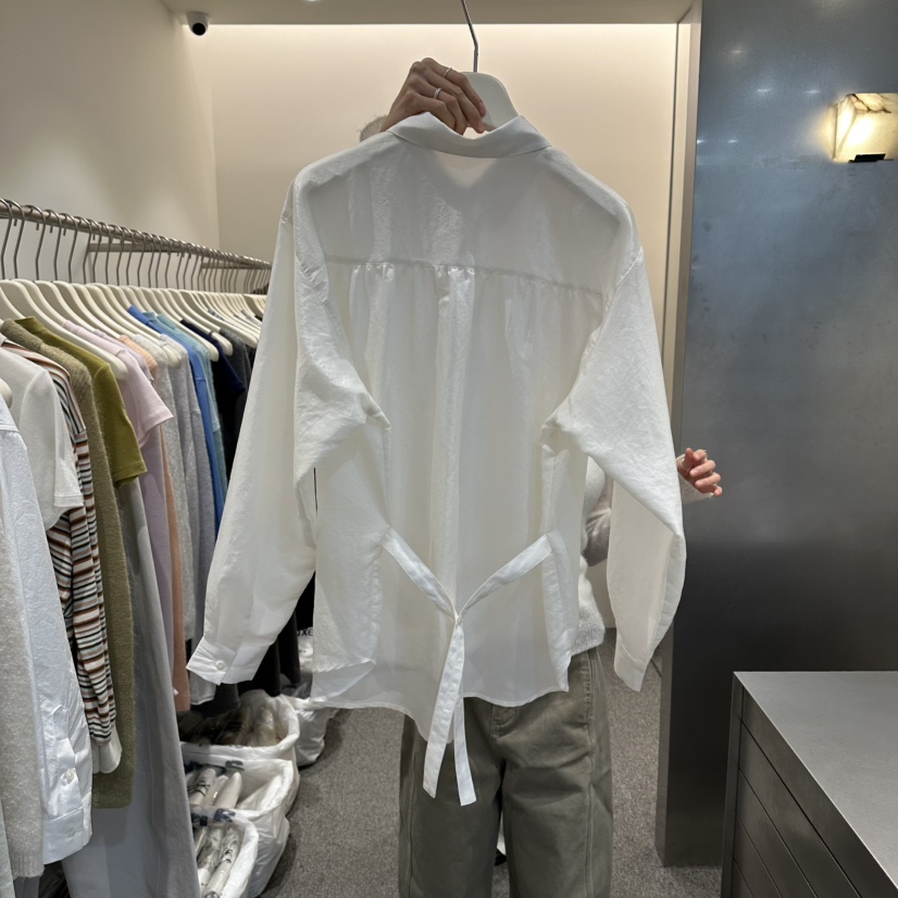 ALTER韓國東大門直郵女士新款推薦休閑26春夏職業襯衫蕾絲衫Alter襯衫/蕾絲衫