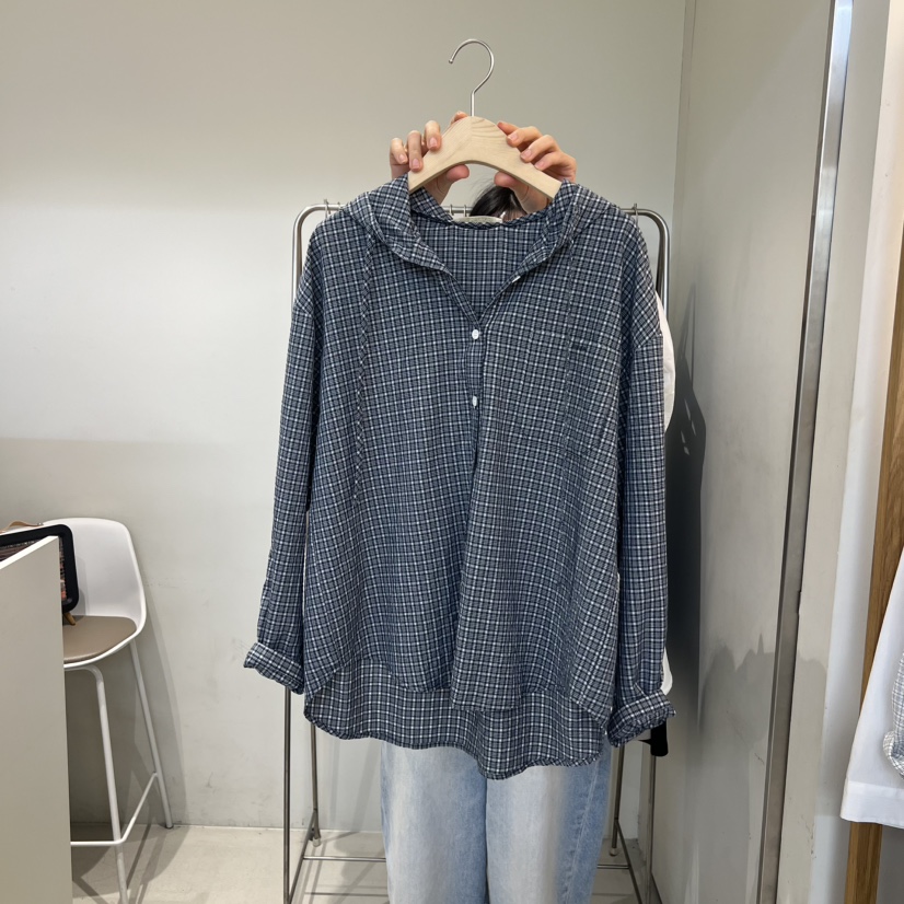 OUTRENE韓國代購女士新款職業時尚休閑26春夏人氣襯衫蕾絲衫OUTRENE襯衫/蕾絲衫圖色2