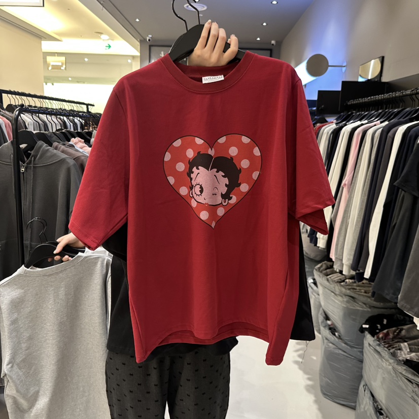 CREDITO韓國直郵實拍女士新款人氣推薦熱賣時尚休閑26春夏T恤CREDITOT恤圖色3