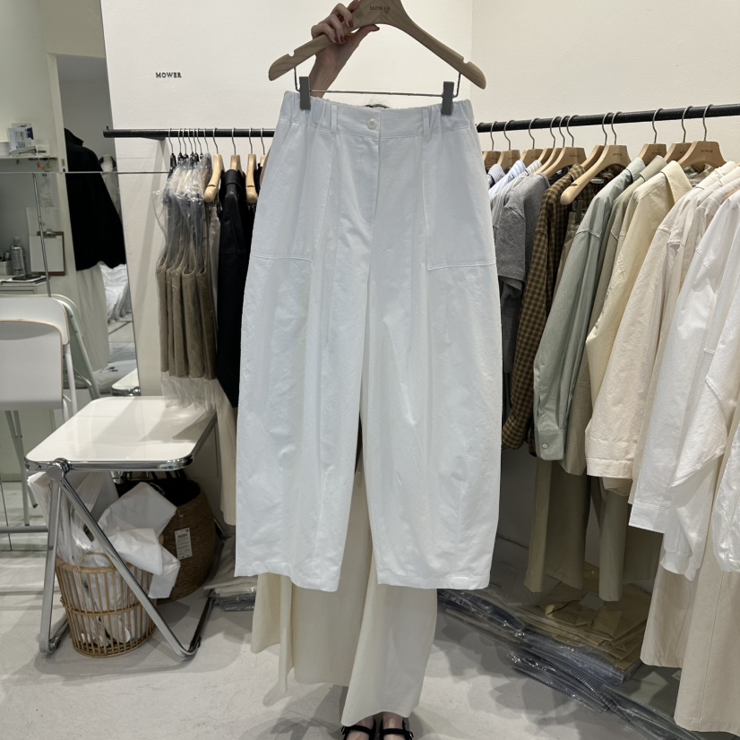 MOWER韓國直郵女士新品職業26春夏推薦人氣時尚熱賣休閑褲MOWER休閑褲圖色1