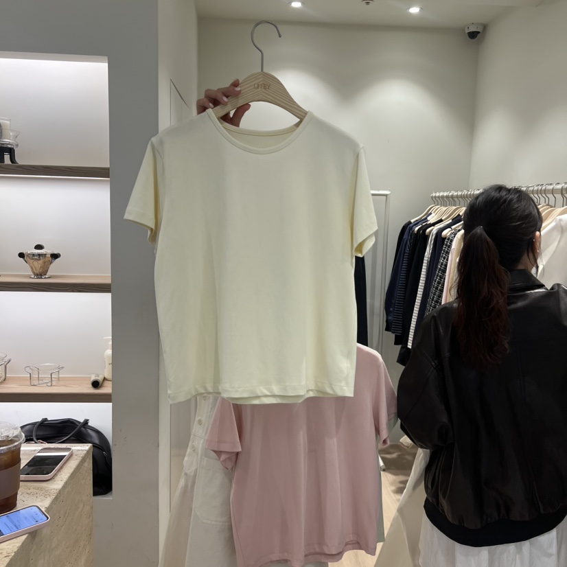 LIFFEY韓國代購女裝新品26春夏推薦人氣時尚職業休閑熱賣T恤LIFFEYT恤圖色6