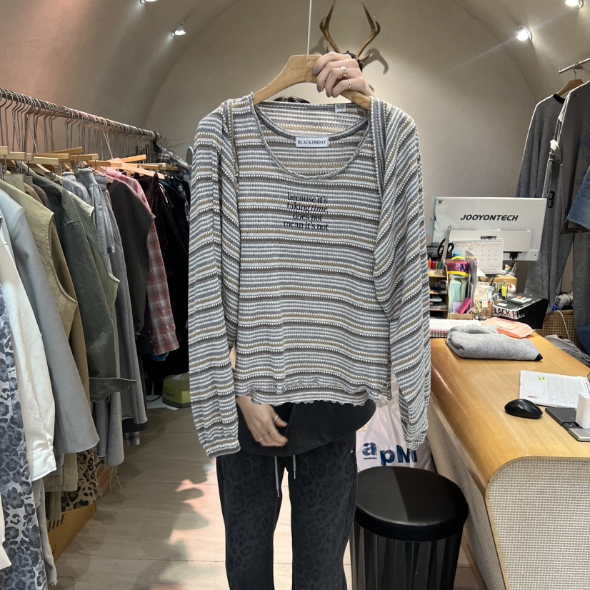 BLACKFRIDAY韓國東大門代購女士新品休閑熱賣26春夏推薦套裝BLACK FRIDAY套裝圖色1