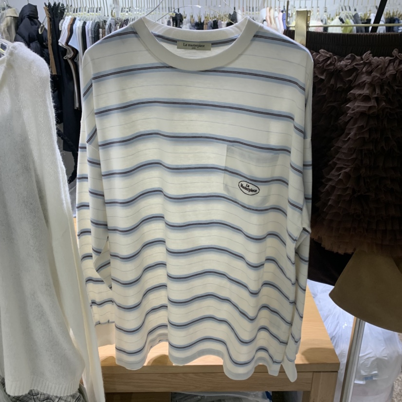 LE MASTERPLACE韓國直郵女裝新款26春夏休閑推薦長袖T恤Le masterpiece長袖T恤圖色2