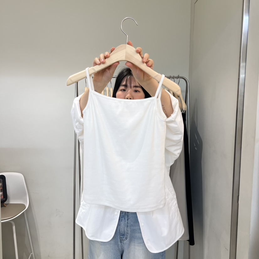 OUTRENE韓國直郵實拍女士新品26春夏時尚熱賣職業吊帶背心OUTRENE吊帶/背心