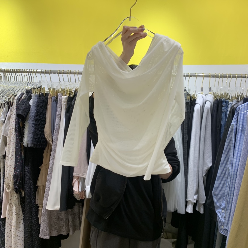 LE MASTERPLACE韓國直郵實拍女裝新款人氣熱賣長袖T恤雙層Le masterpiece長袖T恤