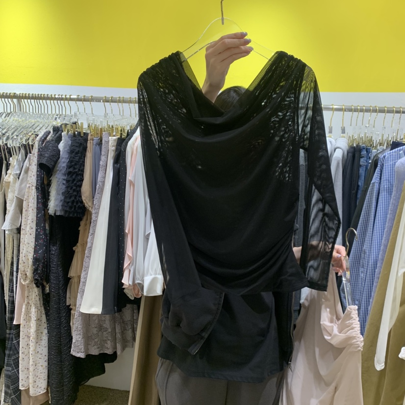 LE MASTERPLACE韓國直郵實拍女裝新款人氣熱賣長袖T恤雙層Le masterpiece長袖T恤圖色3