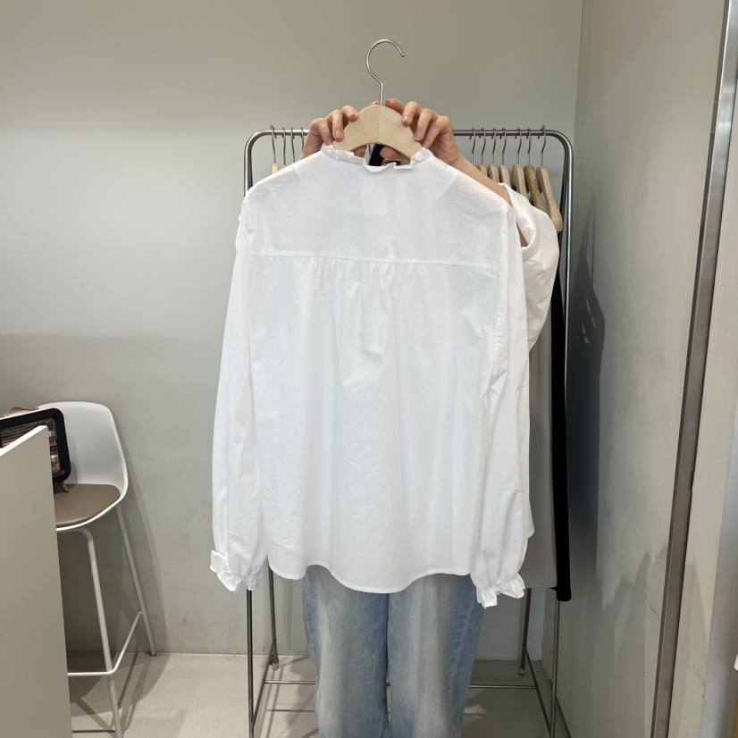 OUTRENE韓國直郵女裝新款熱賣推薦職業26春夏人氣襯衫蕾絲衫OUTRENE襯衫/蕾絲衫