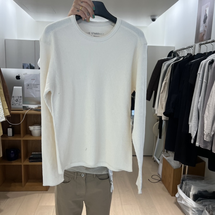 THE STARDUST韓國直郵女裝新款推薦人氣休閑熱賣長袖T恤THE STARDUST長袖T恤圖色1