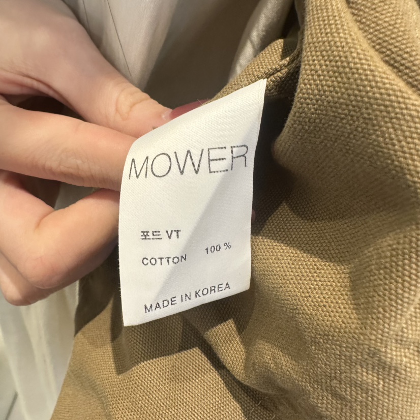 MOWER韓國東大門直郵女士新款熱賣推薦人氣時尚26春夏馬甲MOWER馬甲