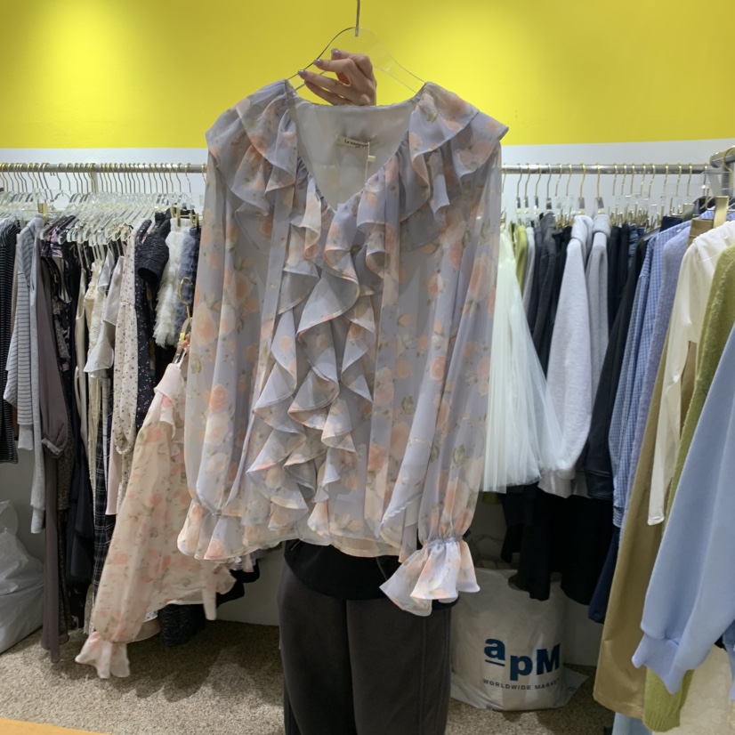 LE MASTERPLACE韓國東大門直郵女裝新款職業推薦襯衫蕾絲衫Le masterpiece襯衫/蕾絲衫圖色2