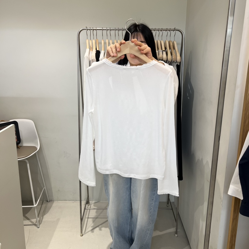 OUTRENE韓國東大門代購女士新款熱賣休閑職業推薦長袖T恤OUTRENE長袖T恤