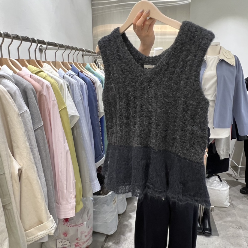 CHAE韓國東大門直郵女士新品休閑26春夏推薦吊帶背心馬海毛CHAE吊帶/背心圖色3