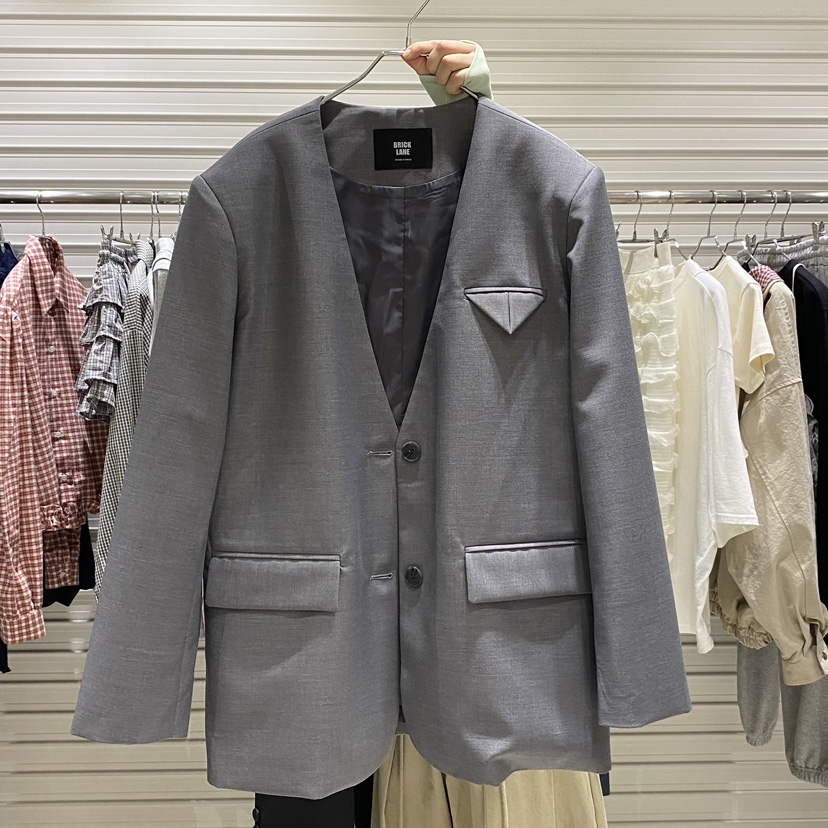 BRICKLANE韓國代購女士新品26春夏職業熱賣休閑時尚人氣夾克BRICKLANE夾克圖色1