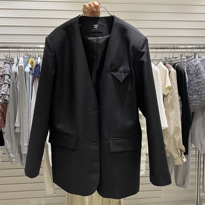 BRICKLANE韓國代購女士新品26春夏職業熱賣休閑時尚人氣夾克BRICKLANE夾克圖色2