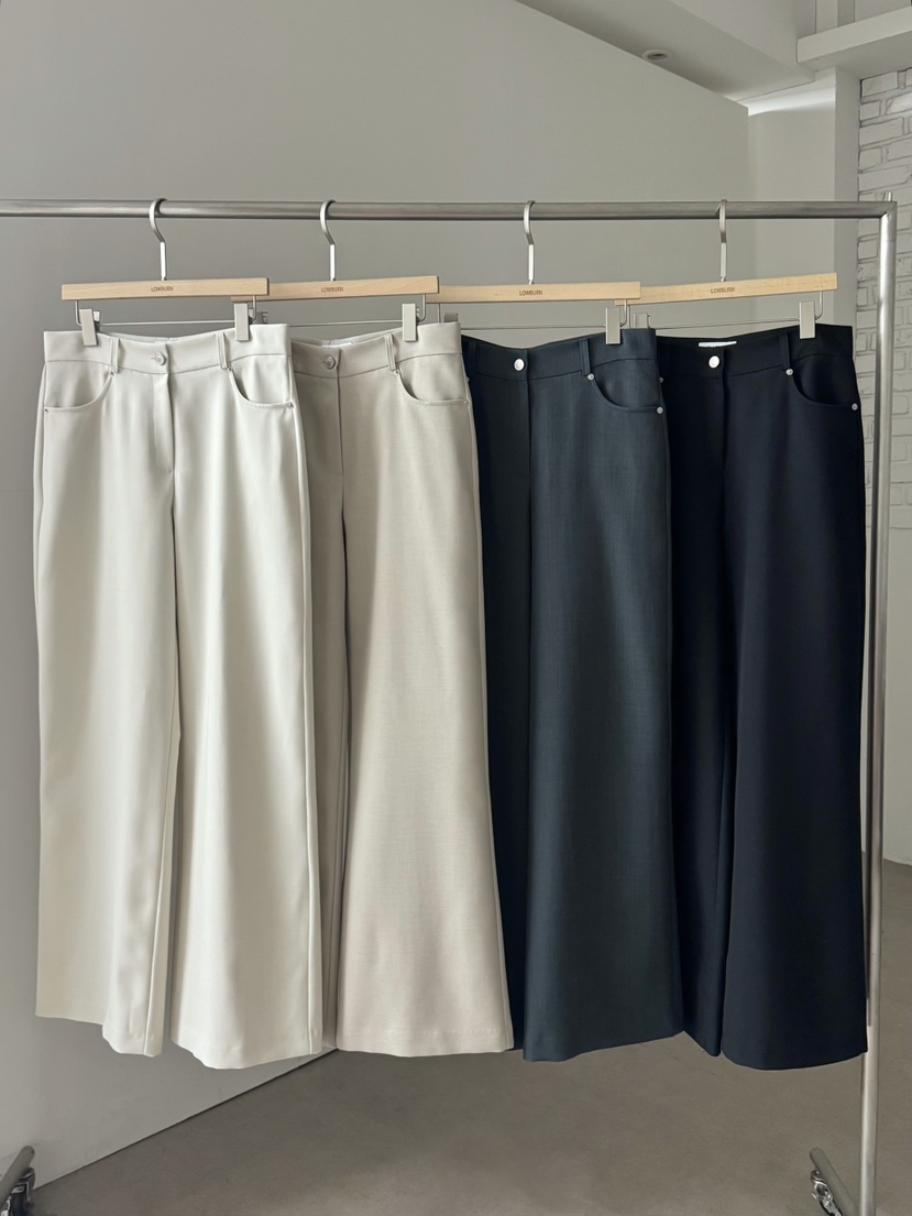 LOWBURN韓國東大門代購女士新款職業熱賣時尚推薦26春夏休閑褲LOWBURN休閑褲